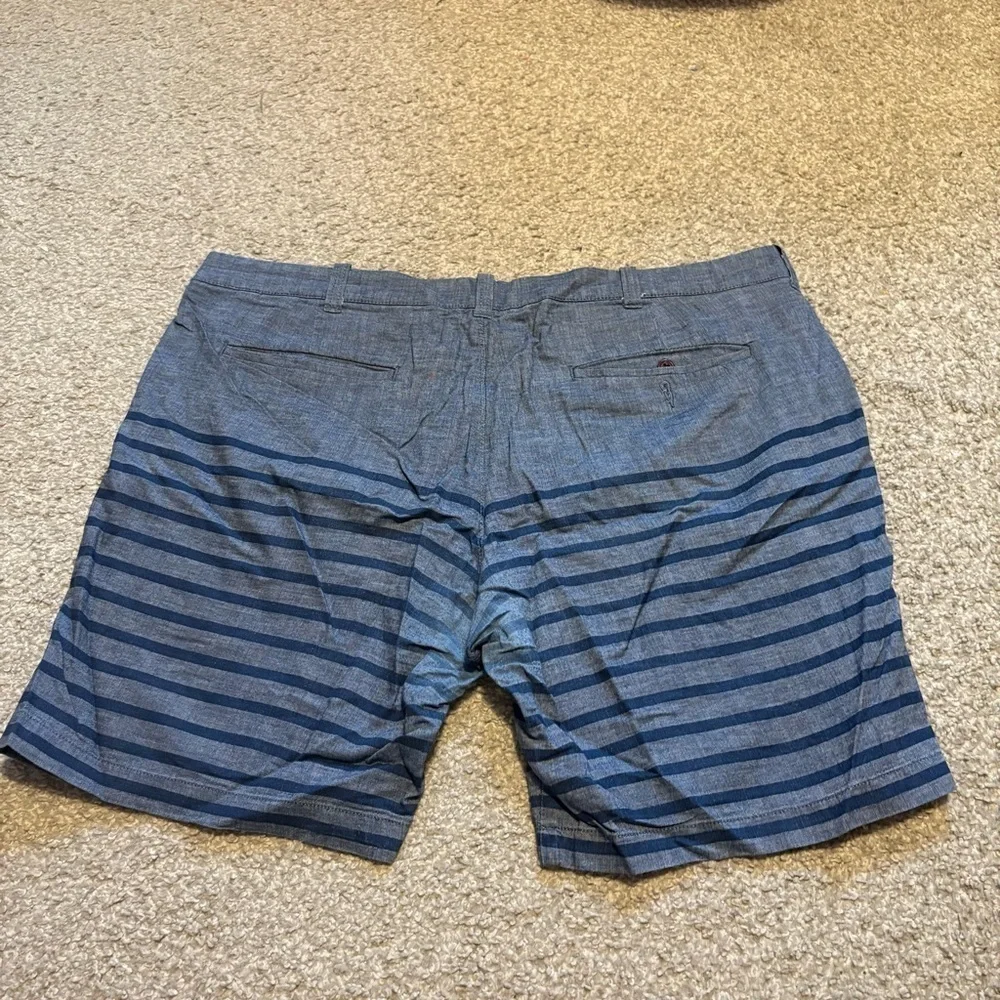 J Crew Shorts Mens Size 40 Blue Striped Stanton 9